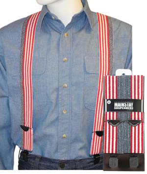 Stars-Stripes Suspenders - Workwear & Accessories